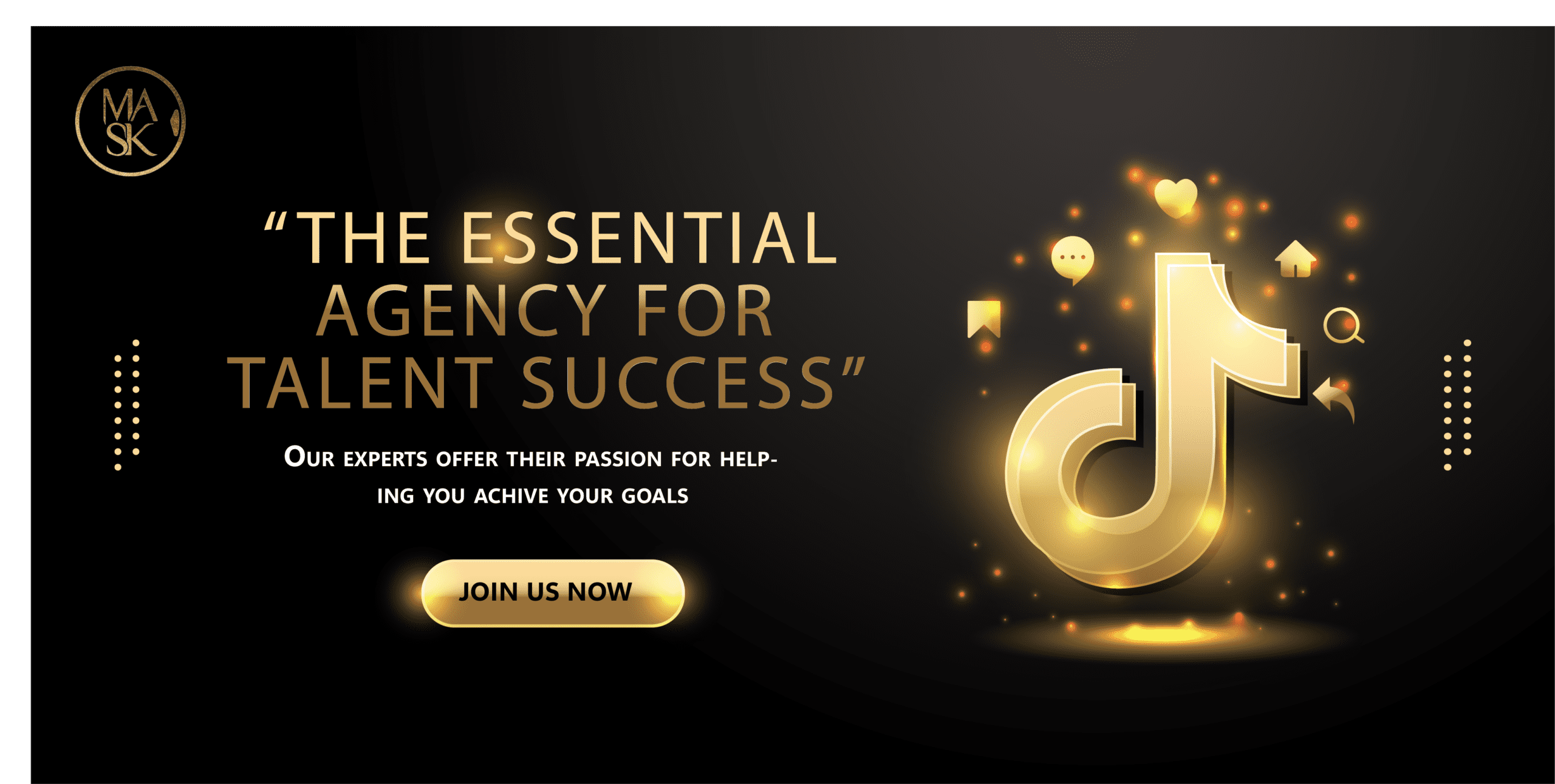 Mask Agency, TikTok Live Streaming, Production, Account Management, Coins