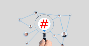 right hashtags