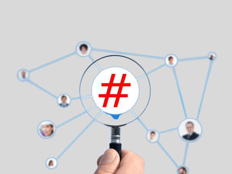 right hashtags